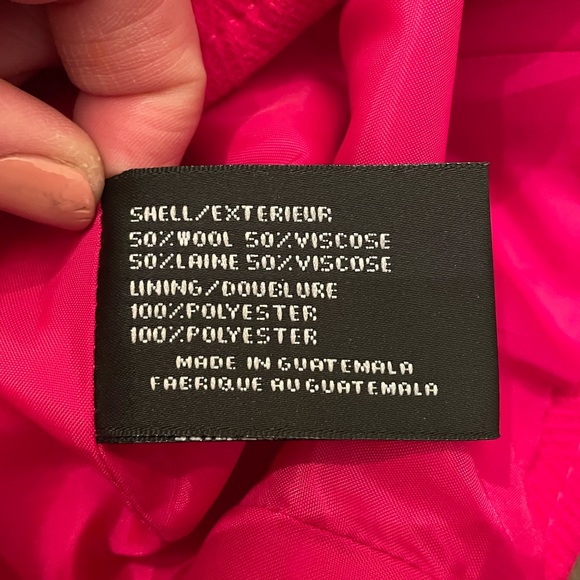 DKNY cropped pink Peacoat - Picture 6 of 6